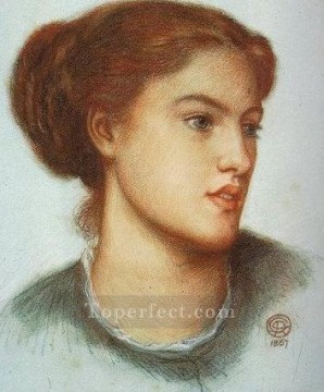 Dante Gabriel Rossetti Painting - Ellen Smith Pre Raphaelite Brotherhood Dante Gabriel Rossetti